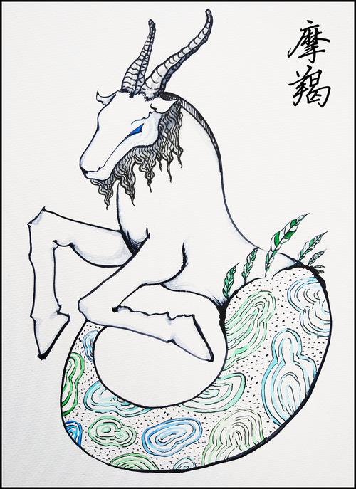 摩羯座的星座图与个人发展: