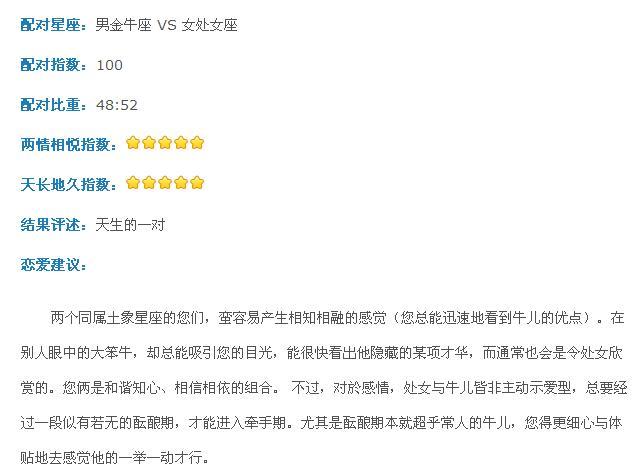 星座摩羯处女座？摩羯处女座真的合适么