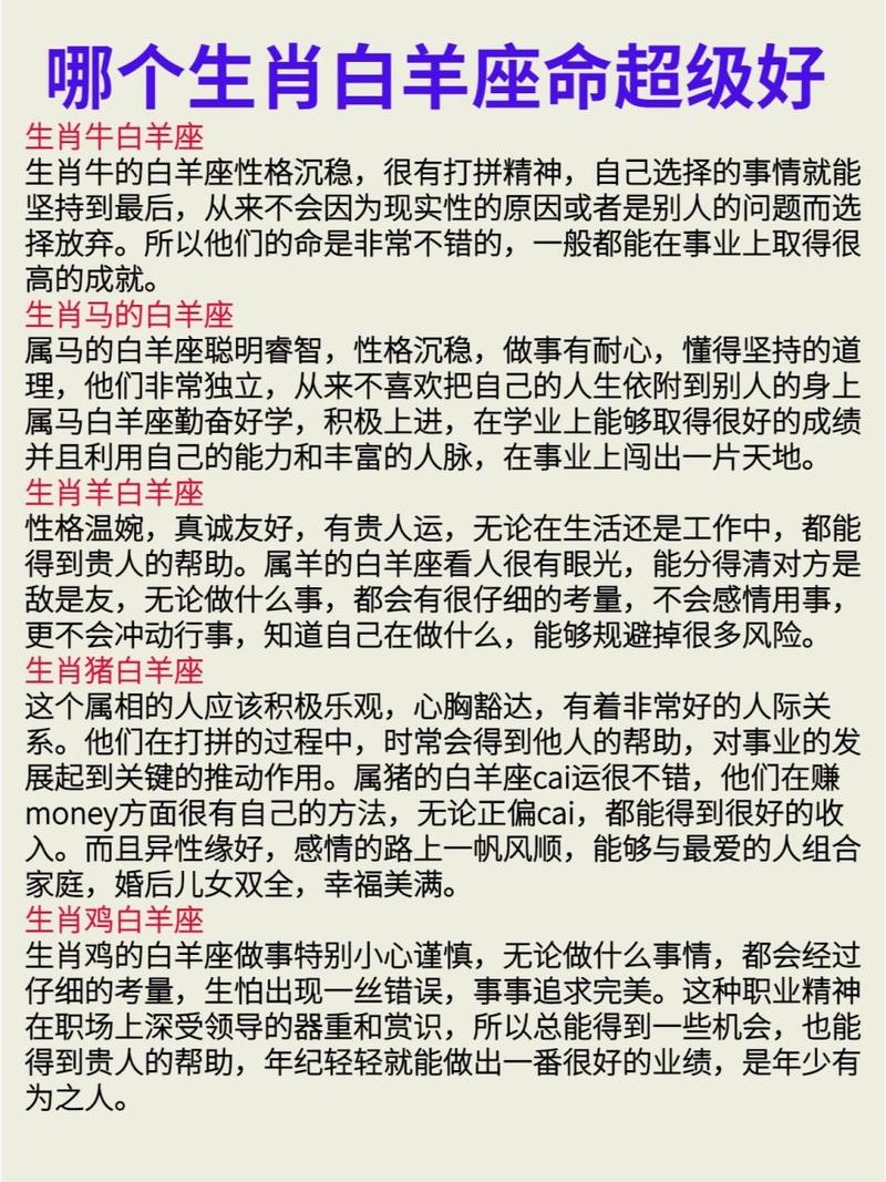 十二星座分别是什么命运