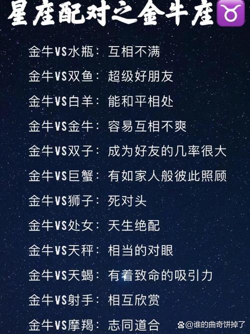 与金牛座不配的星座?