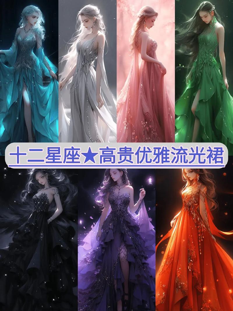 十二星座专属仙女裙图片