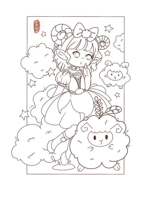 画12十二星座王子白羊座,教我画白羊座少女
