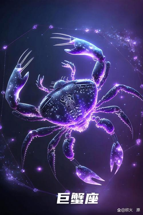 十二星座之巨蟹座，十二星座之巨蟹座星空画怎么画