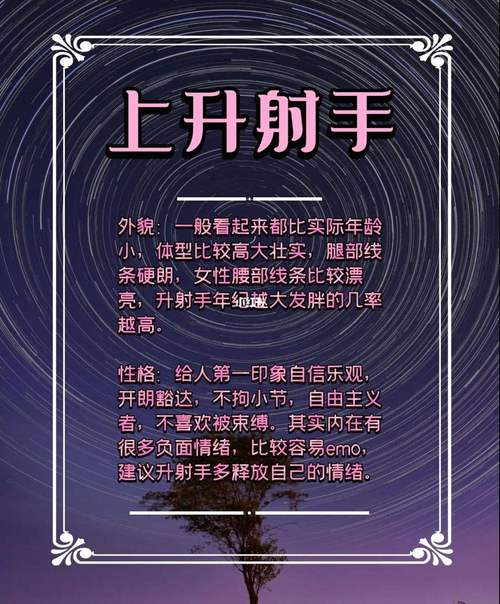 太阳天秤上升射手