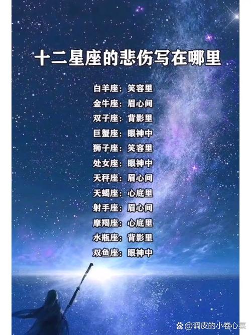 12星座的抑郁征兆