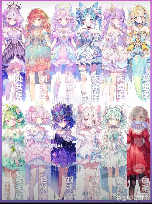 星座水瓶座绘画（水瓶星座简笔画图片大全）