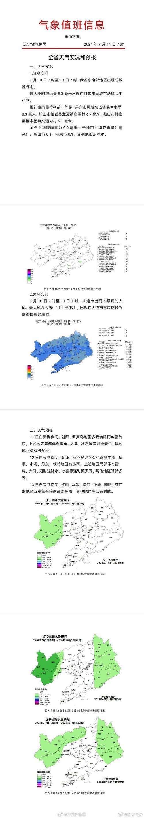 辽宁天气预报市排序