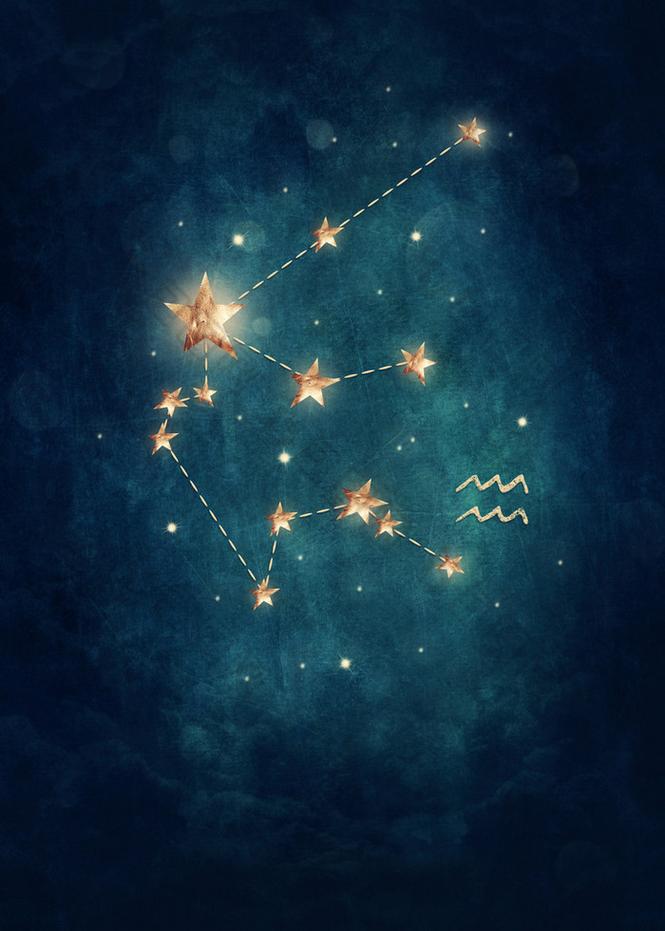 水瓶座在星空中那个位置?