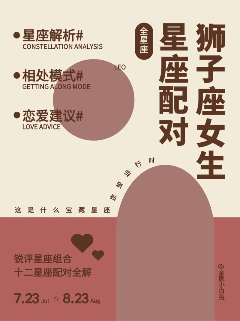 狮子座女配什么星座男