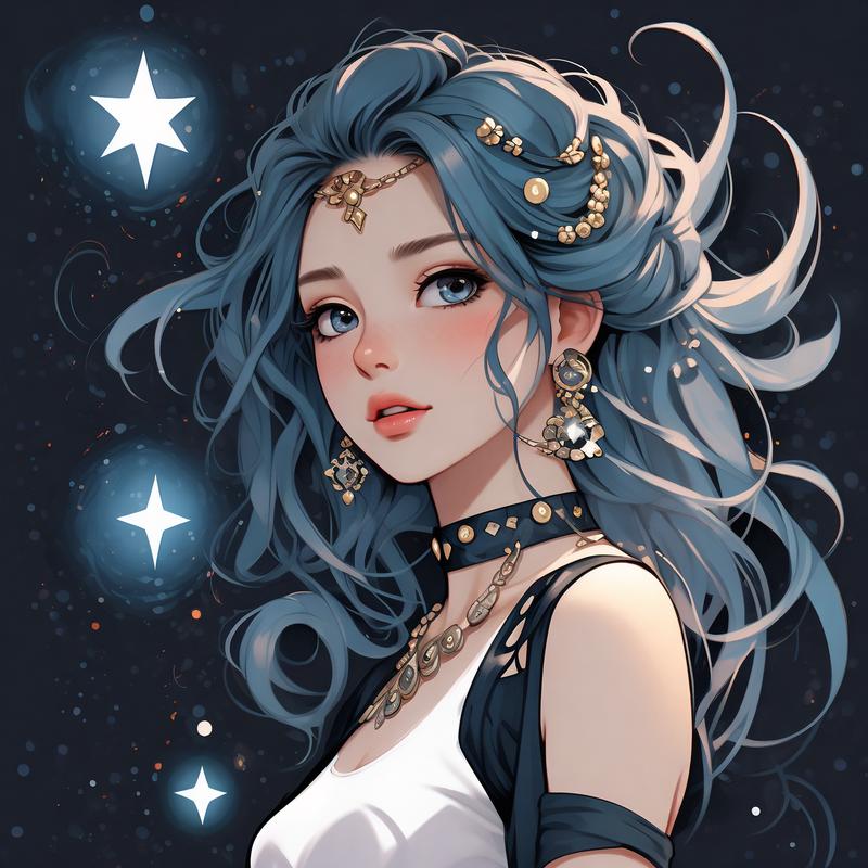 卡通少女头像可爱漂亮十二星座