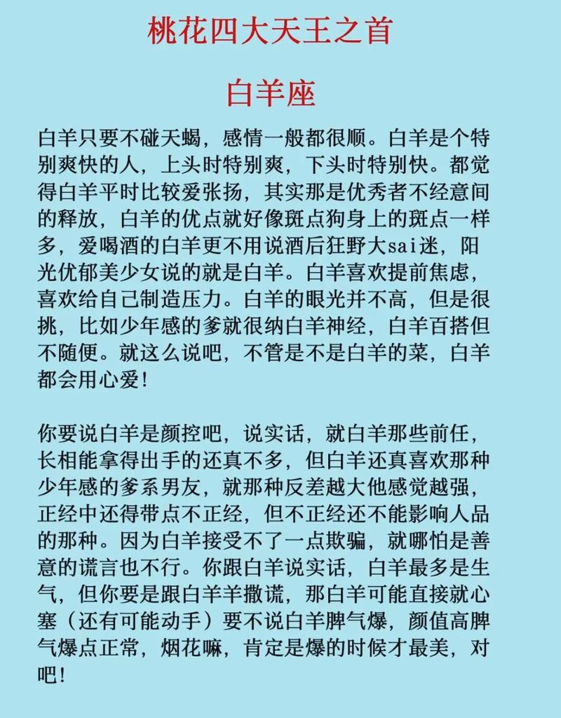 白羊座是指属羊的人吗