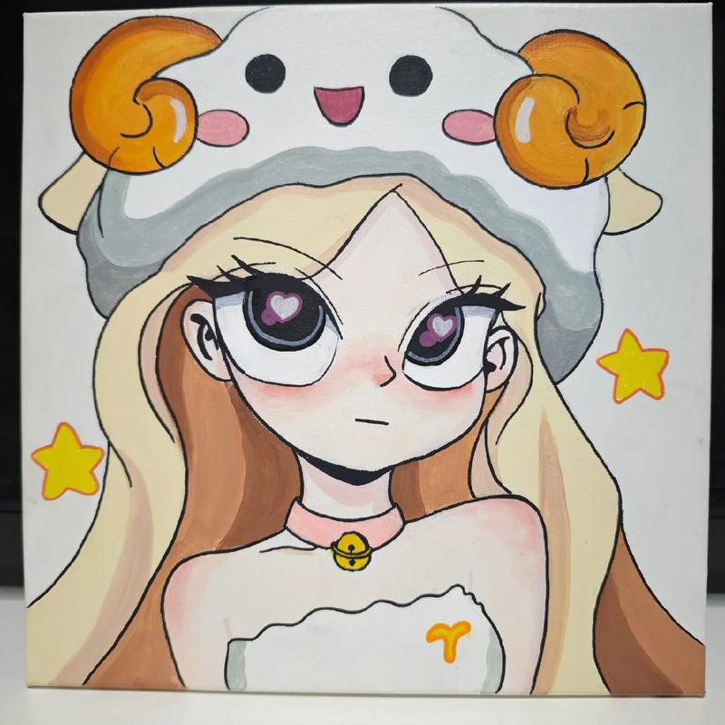 十二星座代表的公主简笔画大全最漂亮的