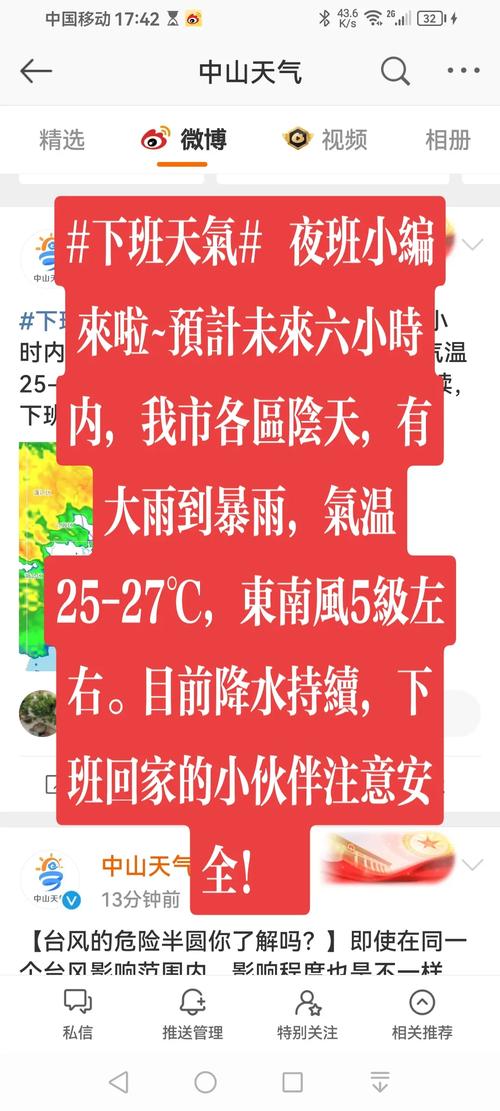 中山天气预报一周