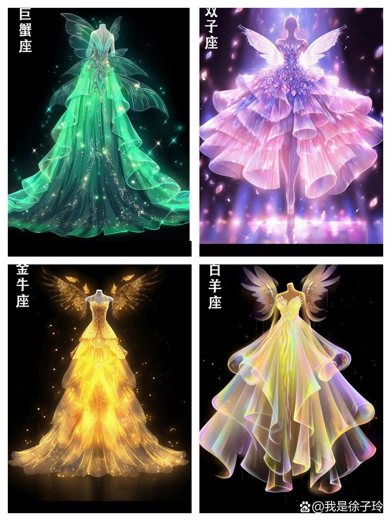 十二星座的魔法礼服都是什么?