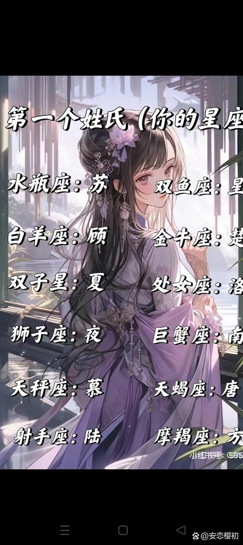 十二星座的古装图片