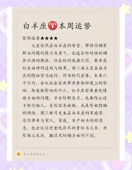 今日白羊座星座运势如何白羊座本月运势详解