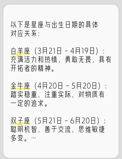 明天生日是什么星座?