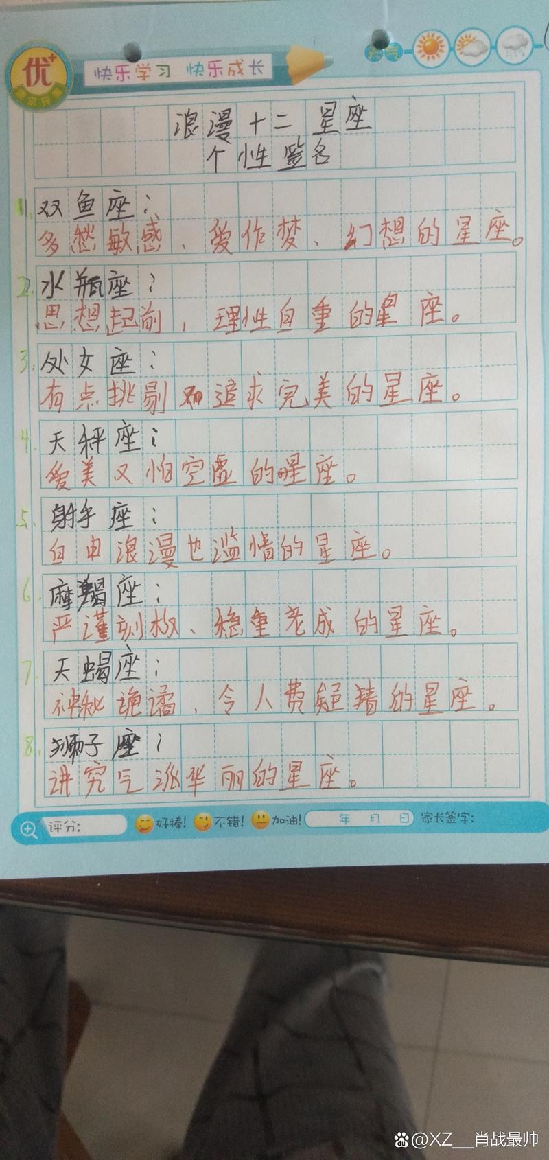 十二星座专属英文是什么?