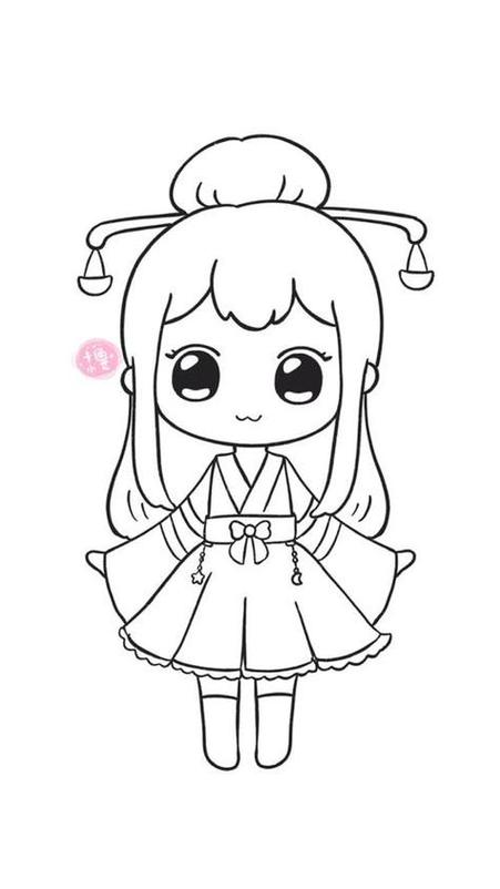 12星座画画古风天蝎座，十二星座手绘少女古风天蝎座