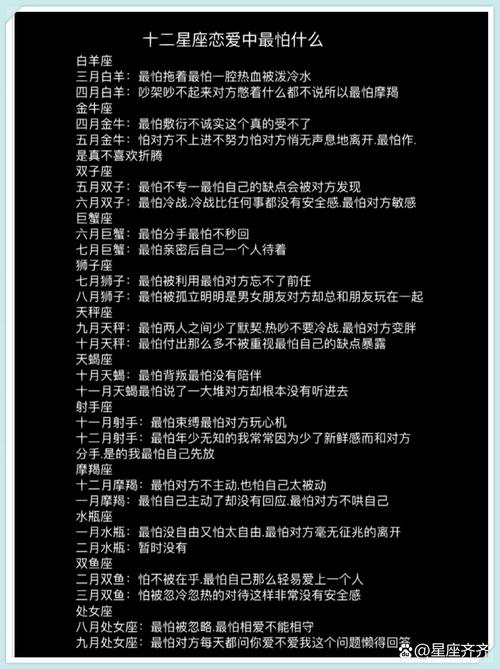 哪个星座讨厌双鱼座