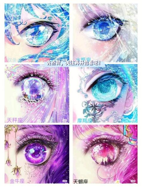 12星座眼睛的图片,跪求啊!