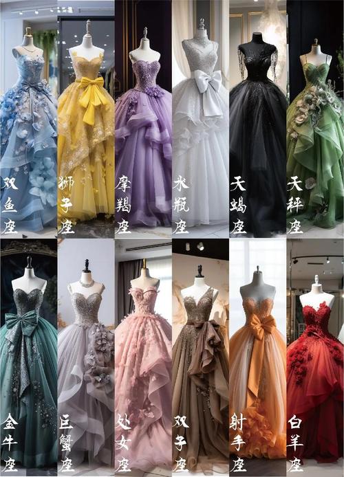 十二星座的礼服裙