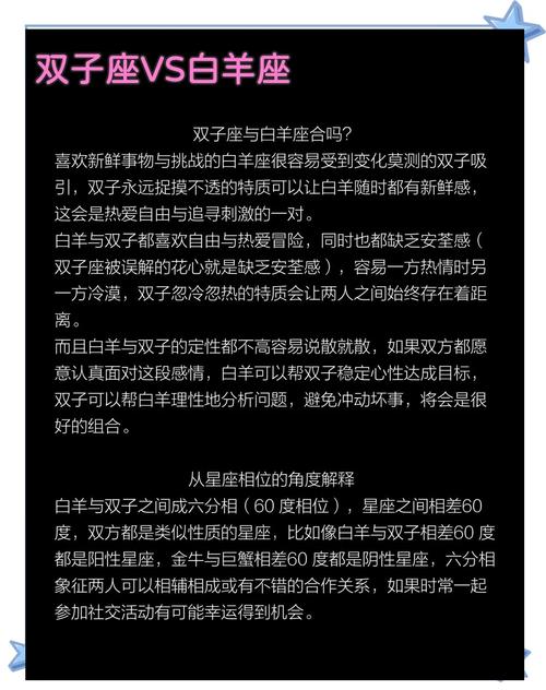 双子座的男生和那个星座的女生最搭配?